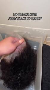 How To Bleach Bath A Curly Wig | Water Color Black Hair To Make Lighter|  Amazon Prime Ft Talkto Hair - Youtube