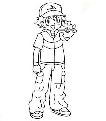 Click the ash greninja coloring pages to view printable version or color it online (compatible with ipad and android tablets). Ash Ketchum Is Proud To Show His Pokemon Ball On Pokemon Coloring Page Coloring Sky