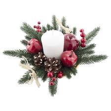 Using candle votives gives you the advantage of better and even. Bestpysanky Ukrainian Candle Holder Decoration With Straw Bow Apples Pine Cones 16 Inches Walmart Com Walmart Com