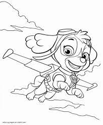 Paw Patrol Skye Coloring Page Elegant Paw Patrol Coloring Pages Free Skye Sky Coloring