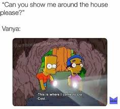 Umbrella Academy Vanya Simpsons Funny School Memes Funny School Pictures New Funny Pics