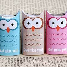 Free owl printable template source: Owl Miss You Candy Wrapper Free Printable Tip Junkie