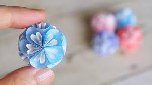 How To Make Kusudama Paper Flower Ball The Kid Should See This Create a beautiful origami flower pot, the stem holder can hold many stems. how to make kusudama paper flower ball