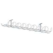 Signum Cable Management Horizontal Silver Color Ikea Cable Management Cable Management Desk Ikea