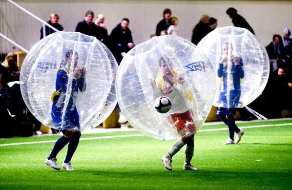 bubble football stag activity in Galway