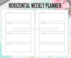 Easy to use finance planners in refreshing and clean layout. Free Printable Weekly Planner Template Pdf Cute Freebies For You