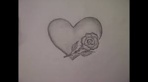 Jedes bild kann kostenlos heruntergeladen werden! So Malt Zeichnet Man Ganz Einfach Ein Herz Und Eine Rose How To Draw A Heart And A Rose Youtube