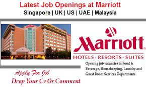 Apply quickly to various hotel job openings job description : Marriott International Job Opportunities