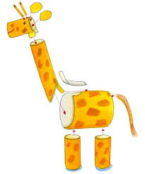 Das wird zum basteln benötigt diese bastelvorlagen dürfen nur privat genutzt und weder kopiert noch gegen andere vorlagen. Basteln Mit Kindern Kostenlose Bastelvorlage Tiere Giraffe Aus Tonpapier