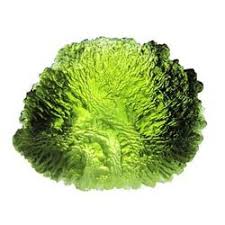 It is a type of tektite. Kamen Vltavin