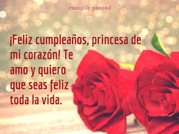 ¡ ¡feliz cumpleaños amiga del alma! Felicidades Princesa De Mi Corazon Cumple Genial
