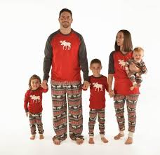 moose fair pjs kids matching christmas pajamas family