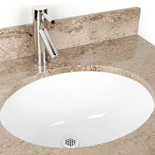 oval undermount bathroom sink