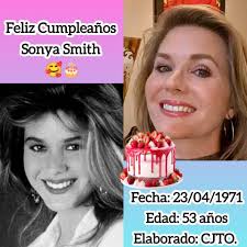 Feliz Cumpleaños #53 a la Guapísima Sonya Smith. Es una respetable actriz  de teatro,cine y televisión. Nacida el 23 de Abril de 1971 en  Pensilvania,Estados Unidos. Hija de la primera actriz Ileana