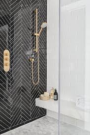 High End Herringbone Patterned Bathroom Tiles Bathroom Interior Bathroom Tile Designs