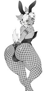 cyber lazu, 1boy, bunny ears, bunnysuit, dark skin - R34 Vault