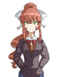 Just Shuichi Eggy Waffle I Made A Monika Danganronpa Sprite So which game should i use for this au? i made a monika danganronpa sprite
