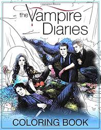 This vampire face coloring page is a great activity to do for halloween. The Vampire Diaries Coloring Book Coloring Books For Teens And Adults Fan Of The Vampire Diaries Petr Anthony 9798656337182 Amazon Com Books