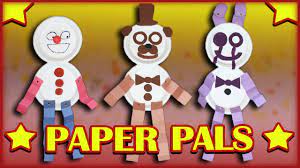 How to Make: FNAF Paper Pals! - YouTube