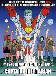 The Libertarian Party Is A Big Tent With Lots Of Smaller Tents Inside You Don T Have To Agree With Every Captain Planet Cartoon Captain Planet Movie Cartoon