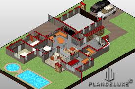 Have your floor plan with you while shopping to check if there is enough room for a new furniture. Modern 4 Bedroom Double Story House Floor Plan 326sqm Plandeluxe
