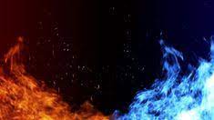 Fire Ice Flames Orange And Blue Burning Video Virtual Background Visit For Free Download Link And Arti Fire Photography Free Video Background Fire And Ice