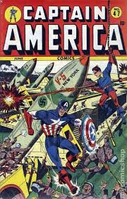 40s (old as balls, yes) and sinking further into the trash. Captain America Comics 1941 Golden Age Comic Books