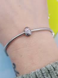 925 Silver Chamilia Charm Bracelet And Charms. 12 Charms In Total.