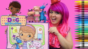 5.0 out of 5 stars 1 product rating. Coloring Doc Mcstuffins Friends Disney Giant Coloring Book Page Crayola Crayons Kimmi The Clown Youtube
