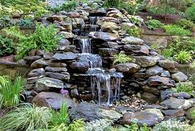 The pool into which the water falls and the cascading structure for the waterfall itself. Pondless Waterfall Kits The Pond Guy