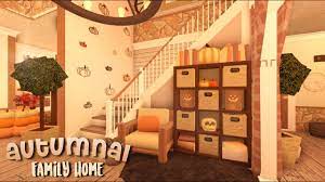 Bloxburg Autumnal Family Home Youtube House Ideas Fall Home And Family Autumn Interior