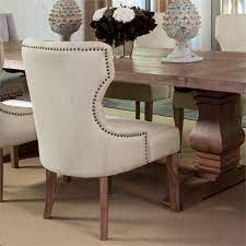 Broadway dining 7 piece table set coaster co. Coaster Florence Tufted Dining Side Chair In Beige And Rustic Smoke 104507