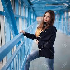 Vinyl, streetwear & sneakers kaufen bei hhv. Outdoor Fashion Lifestyle Portrait Of Pretty Young Girl Wearing In Hipster Swag Grunge Style Urban Background Tomboy City Concept Stock Photo Picture And Royalty Free Image Image 123083064