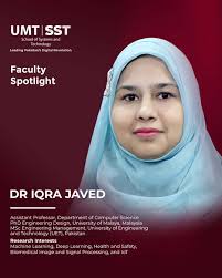 Discovering Innovation: Meet Dr. Iqra Javed, UMT's Leading Expert in  Machine Learning