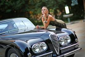 Alfa Romeo Girl Otomobil Sanat Kadinlar Kadin