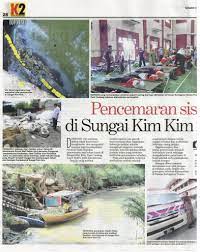 Selain individu, organisasi seperti pemilik kilang juga turut menjadi agen penyumbang kepada masalah pencemaran alam sekitar. Pencemaran Sisa Di Sungai Kim Kim Membimbangkan 16 Mac 2019 Kosmo Enviro Knowledge Center