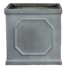These square planters are perfect for shrubs, plants, flowers or anything else latin spirit monterrey planter, black, 24x24x22by eplanters(1). Faux Lead Chelsea Box Square Grey Light Stone Planter By Idealist Lite W22 H22 L22 Cm 11 Ltrs Cap From 25 99 Getpotted Com