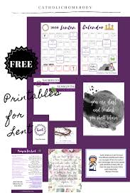 Free 2021 calendars that you can download, customize, and print. Free Printables For Lent Catholic Homebody