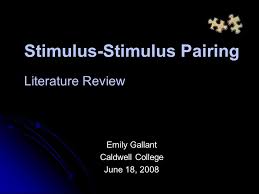 2008 Stimulus Stimulus Pairing Literature Review Literature Caldwell Reviews