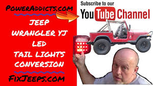 Shop this tail light wiring harness. Jeep Wrangler Yj How To Install Led Tail Lights And Fix The No Flash Issue Youtube