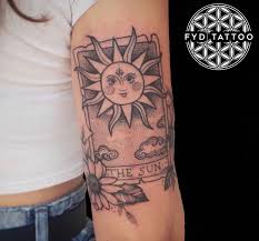 The sun is essential to life, bringing us the warmth and light we need to grow and thrive. Follow Your Dreams Sun Tarot Card By Hannahelizabethtattoo Hannah Would Love To Do More Tarot Card Tattoos For A Consultation To Discuss Your Ideas Or To Book In With Hannah Please