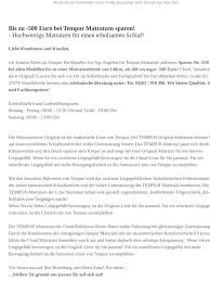 Die tempur sensation elite matratze gehört zu den qualitativ hochwertigsten auf dem markt. Schlafwelten Com Bis Zu Euro Bei Tempur Matratzen Sparen Milled