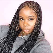Love These Nubian Braids With Single Rows By Chicago Braider Conay Control On Ivyleaguestyles Voiceofha Girls Braids Stylish Hair Braids For Black Hair