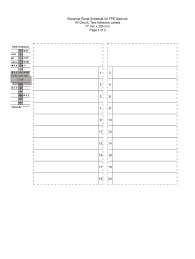 The electrical code requires you to label, or index, your panel. Electrical Panel Schedule Template Pdf Fill Out And Sign Printable Pdf Template Signnow