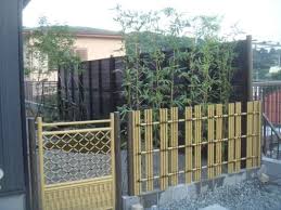 Pagar taman dari bahan bambu. Lingkar Warna 60 Inspirasi Desain Pagar Dari Bambu
