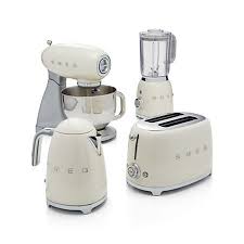 Smeg Cream Retro Toasters Crate And Barrel Retro Home Decor Retro Home Retro Toaster