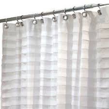 Interdesign Tuxedo X Long Shower Curtain White 72 Inches X 96 Inches White Shower Curtain Fabric Shower Curtains Cheap Shower Curtains