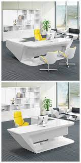 Office interior design office interiors office designs wooden drawers wooden desk white desk office office cubicle desk areas ceiling panels. Pure White Office Table Ceo Office Desk Custom Office Table Design Office Interior Design Office Furniture Modern