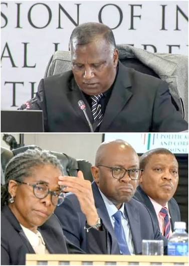 At the Madlanga Commission today, Len Barnabas John, Deputy Director for Investigations at IPID, is on the podium. He is speaking about incidents where suspects were shot by police officers, with the