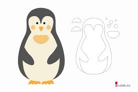 Bilder zum ausmalen & hunde ausmalbilder gratis online. Pinguin Vorlage Pinguin Basteln Vorlage Pdf Kribbelbunt